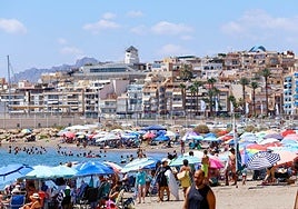 Playa de Las Delicias de Águilas, en una imagen de archivo.