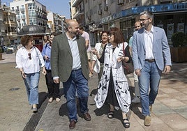 Manuel Torres, Cristina Narbona y Francisco Lucas, este sábado en Cartagena.