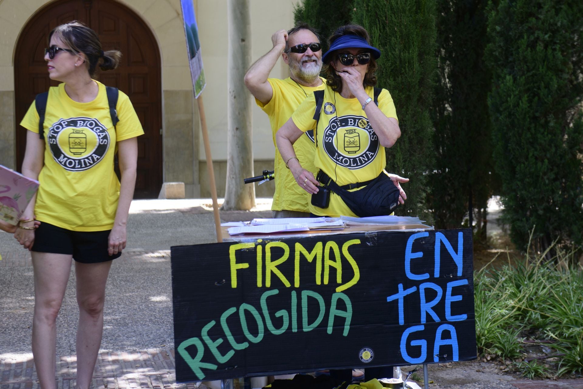 Protesta en Murcia contra las plantas de biogás, en imágenes