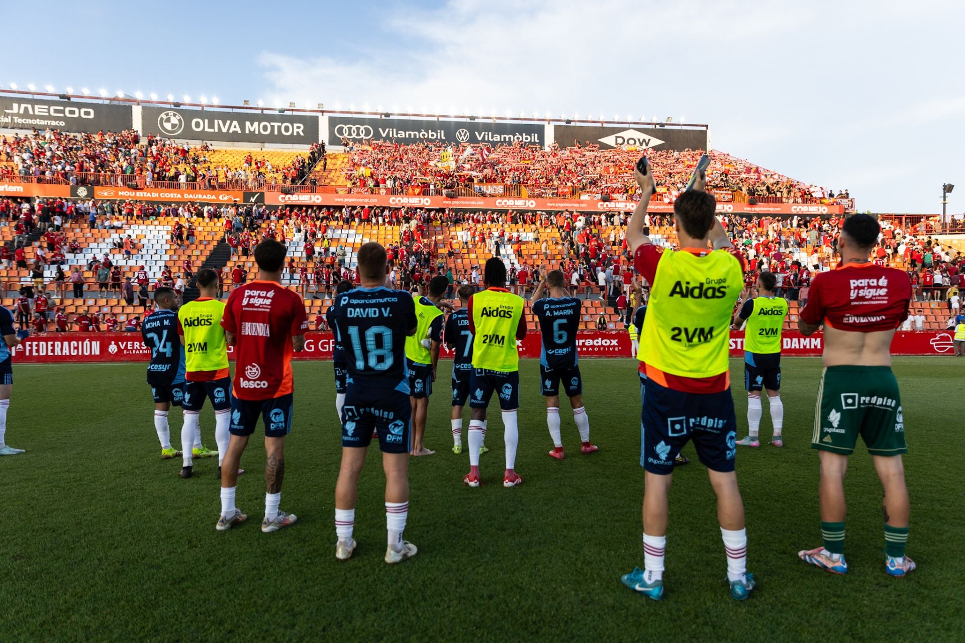 El empate del Real Murcia contra el Nàstic, en imágenes