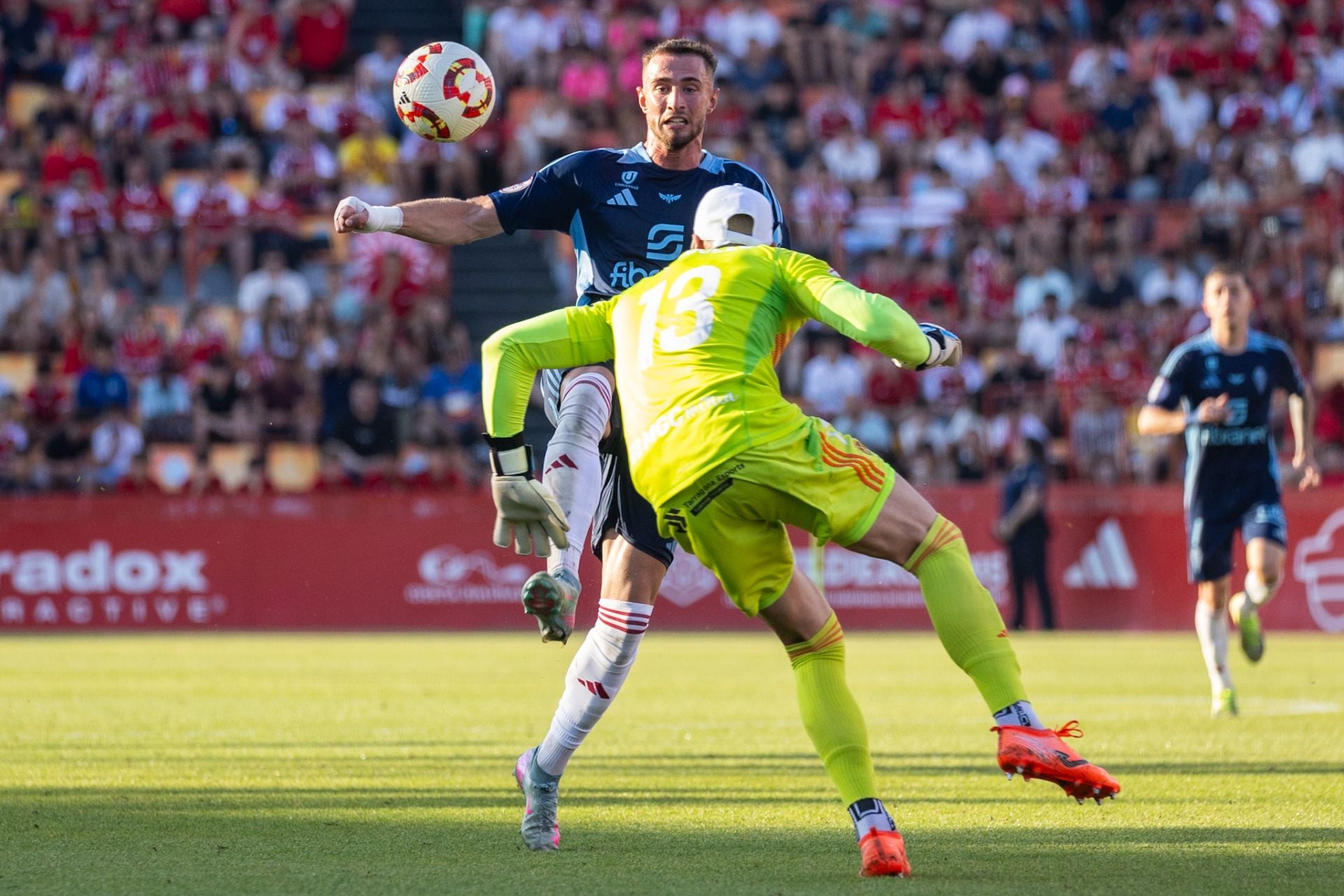El empate del Real Murcia contra el Nàstic, en imágenes