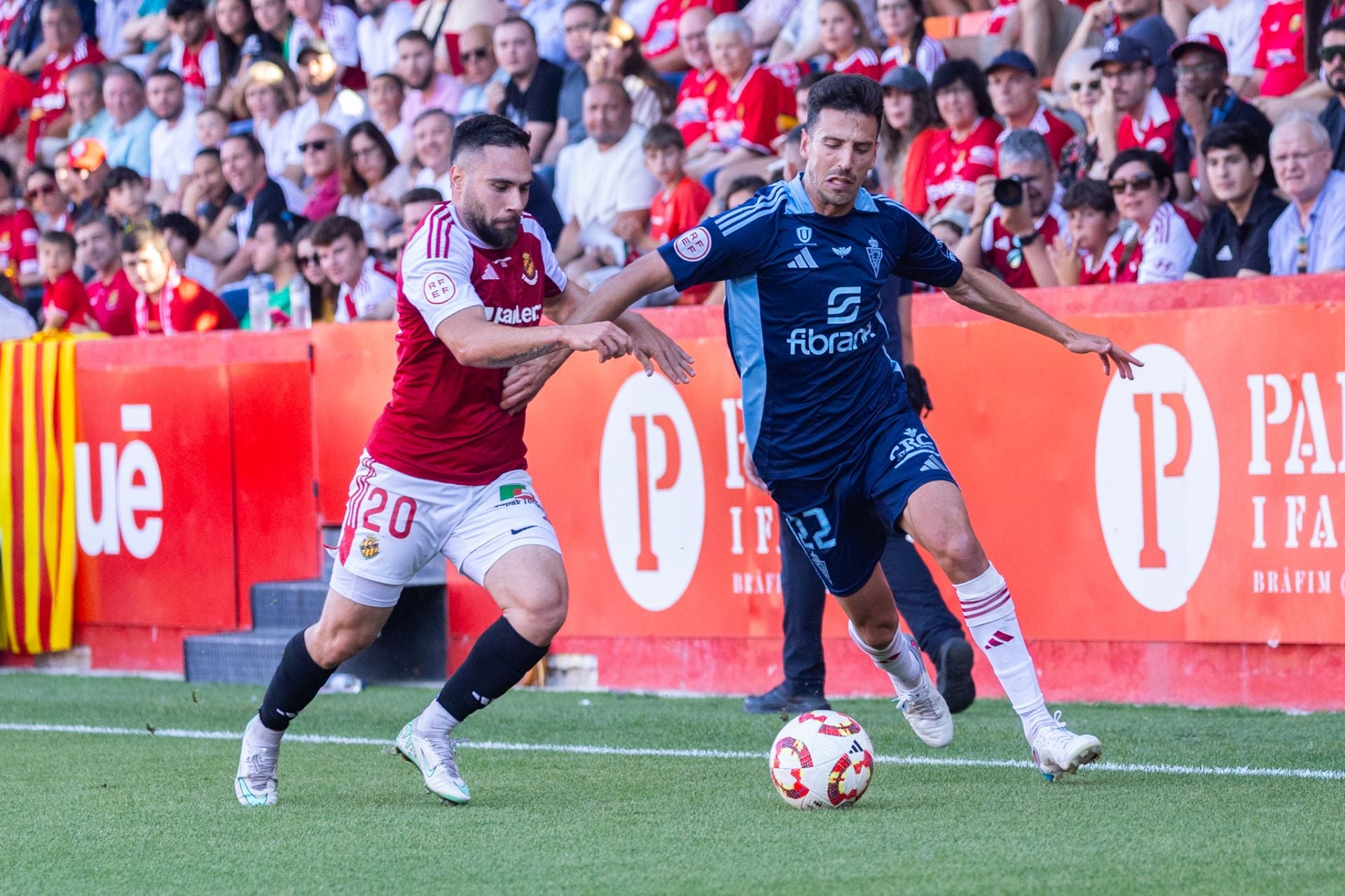 El empate del Real Murcia contra el Nàstic, en imágenes