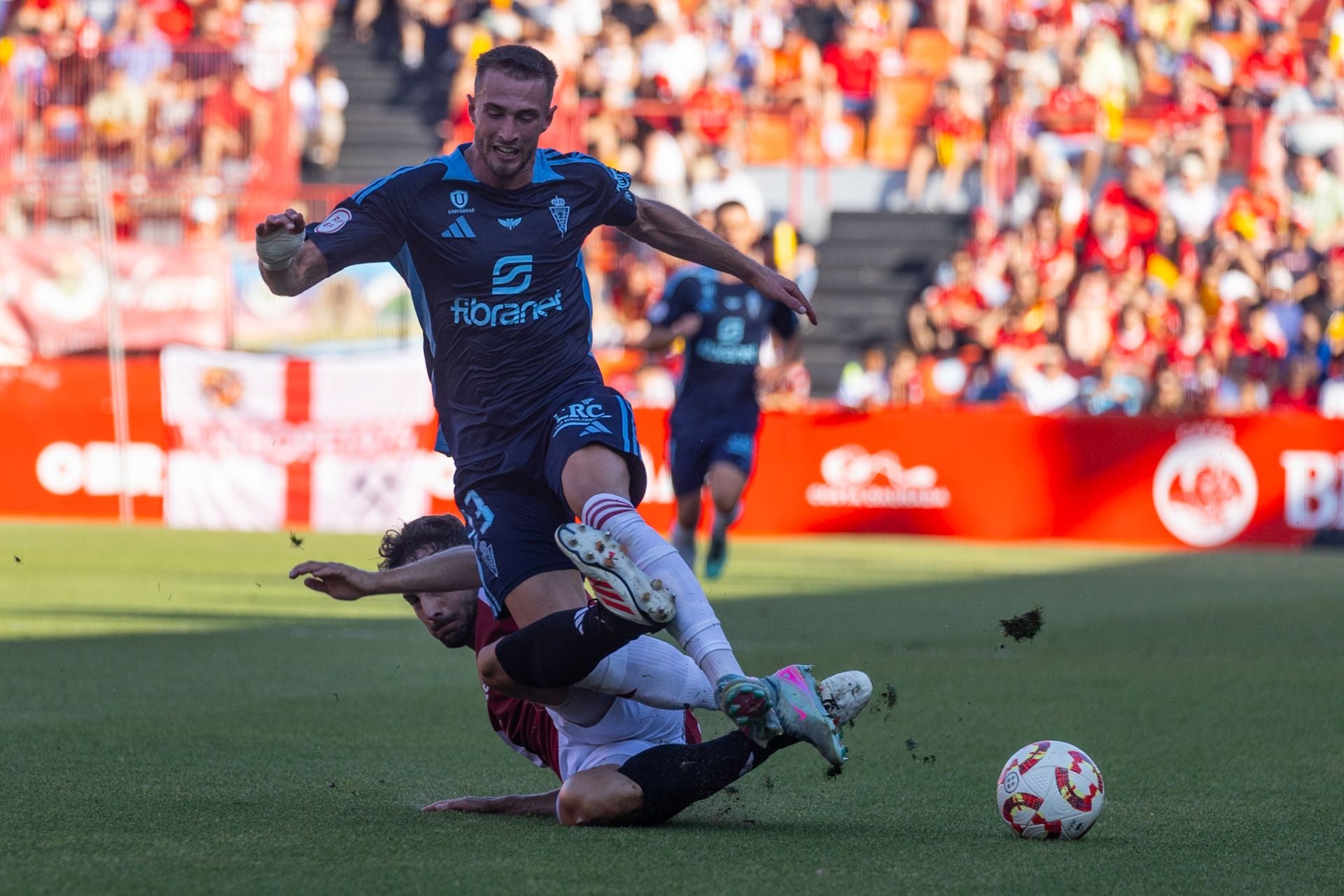 El empate del Real Murcia contra el Nàstic, en imágenes