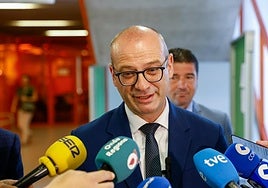 El consejero de Educación, Víctor Marín.