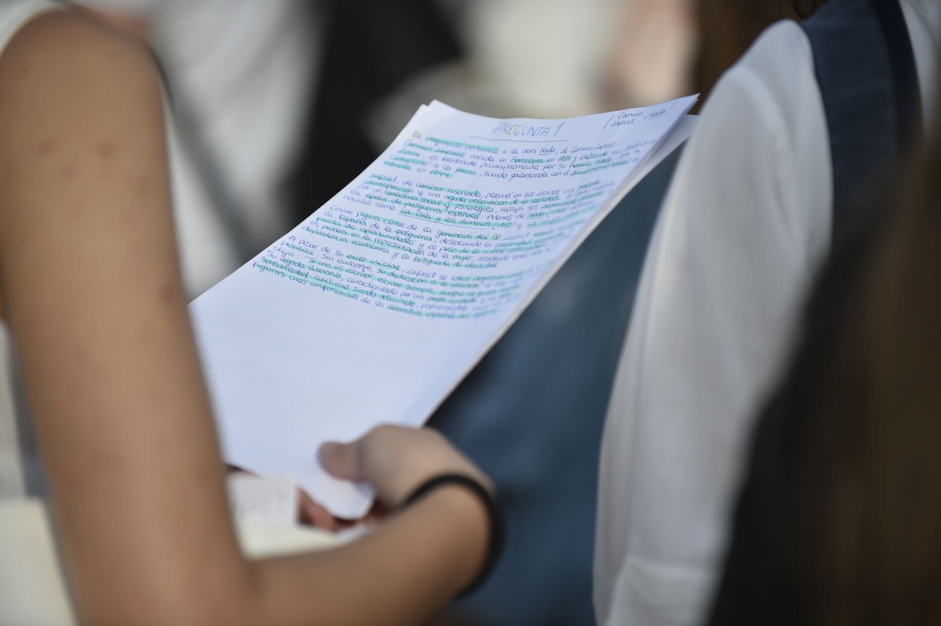 Los alumnos de la Región de Murcia afrontan los primeros exámenes de la PAU, en imágenes
