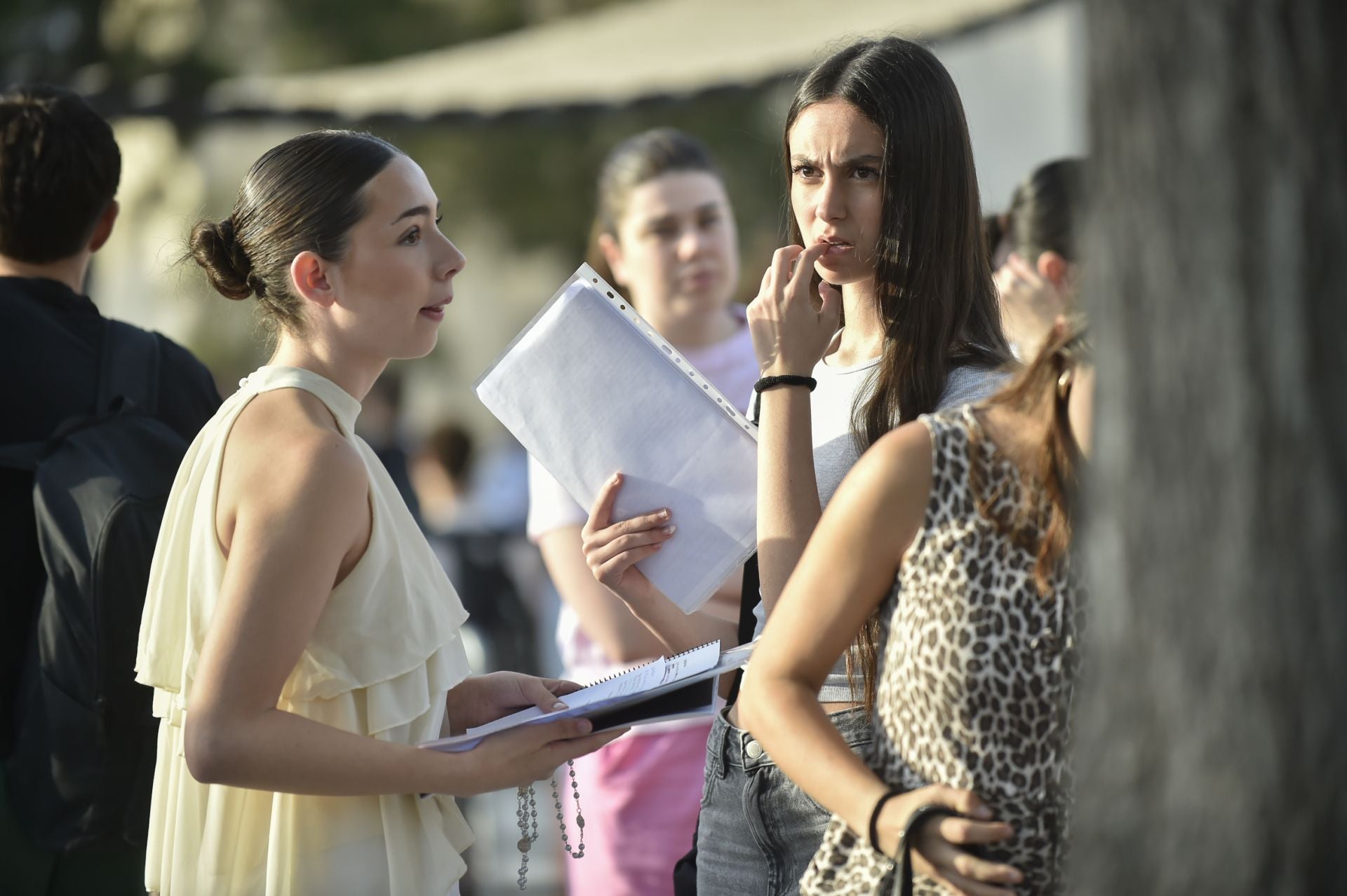 Los alumnos de la Región de Murcia afrontan los primeros exámenes de la PAU, en imágenes