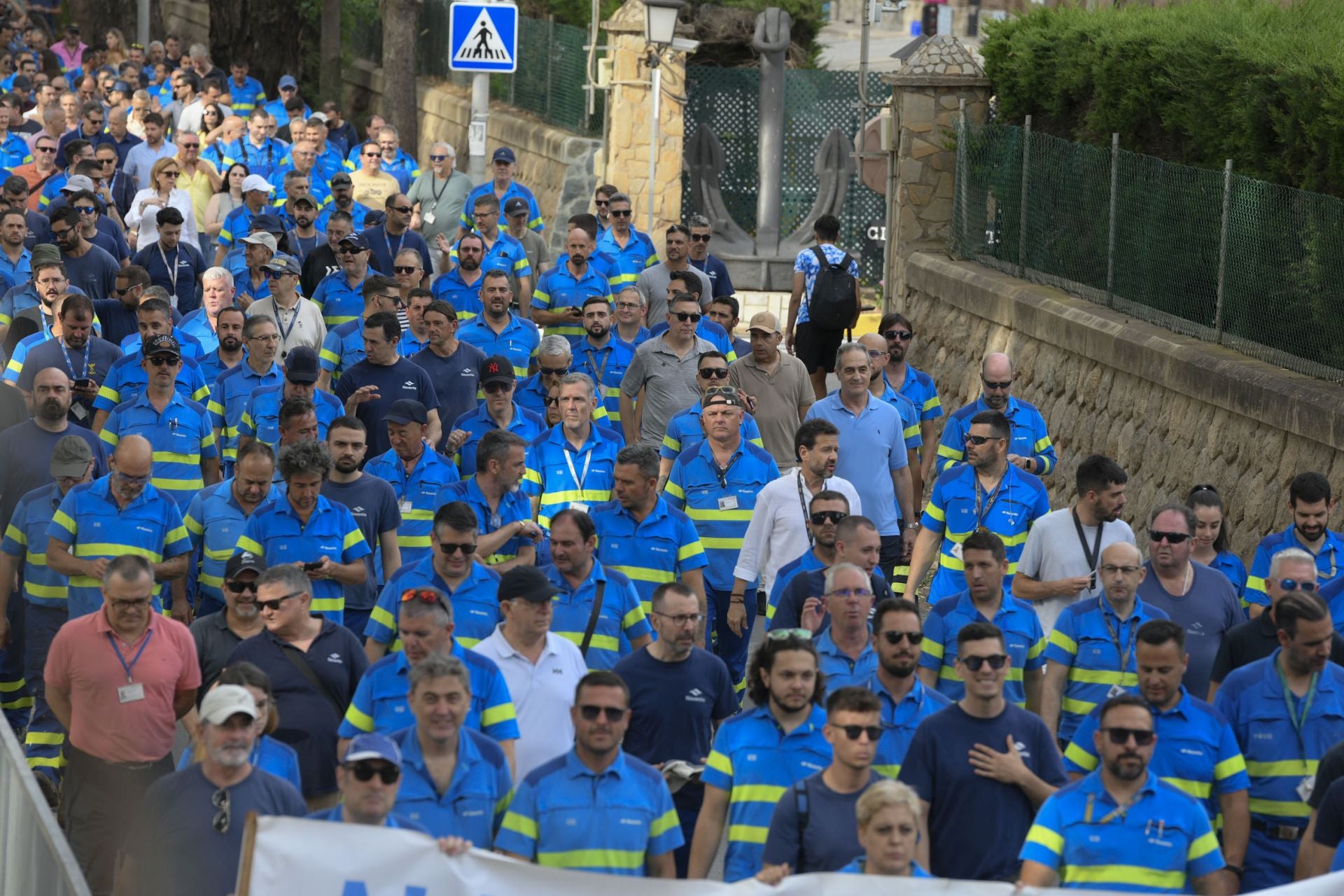 La manifestación de los trabajadores de Navantia, en imágenes