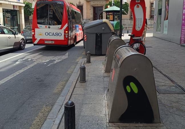 La Sombra ha aparecido en las calles Merced y Antonio Garrigós, en el centro de Murcia.