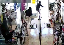 Imágenes de las cámaras de seguridad.