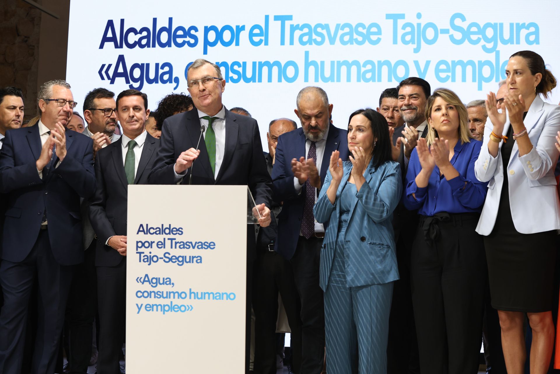 Las imágenes del acto institucional &#039;Alcaldes por el trasvase Tajo-Segura&#039;