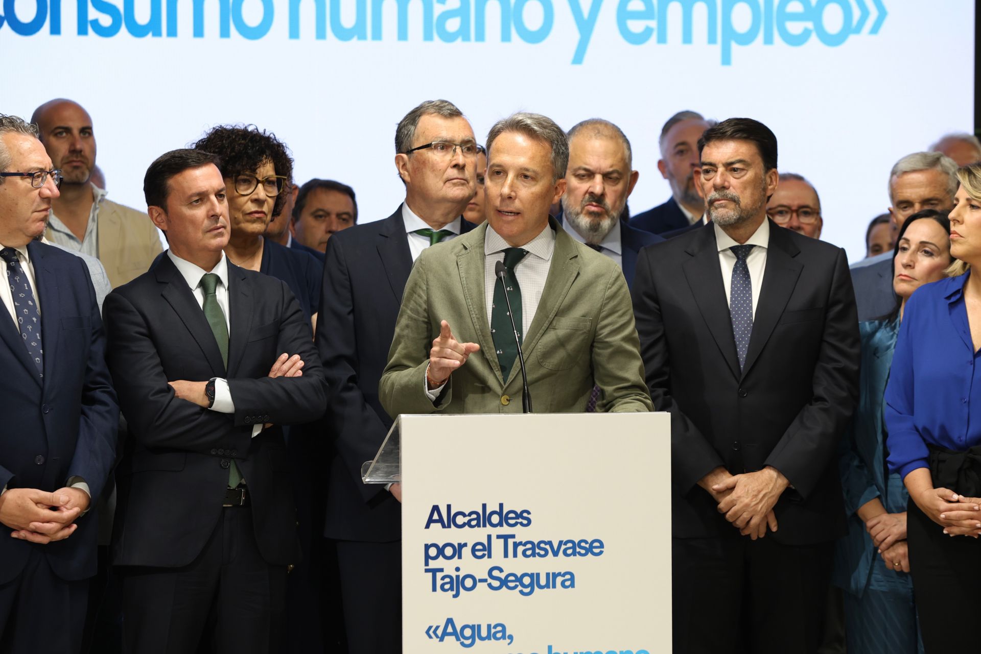 Las imágenes del acto institucional &#039;Alcaldes por el trasvase Tajo-Segura&#039;