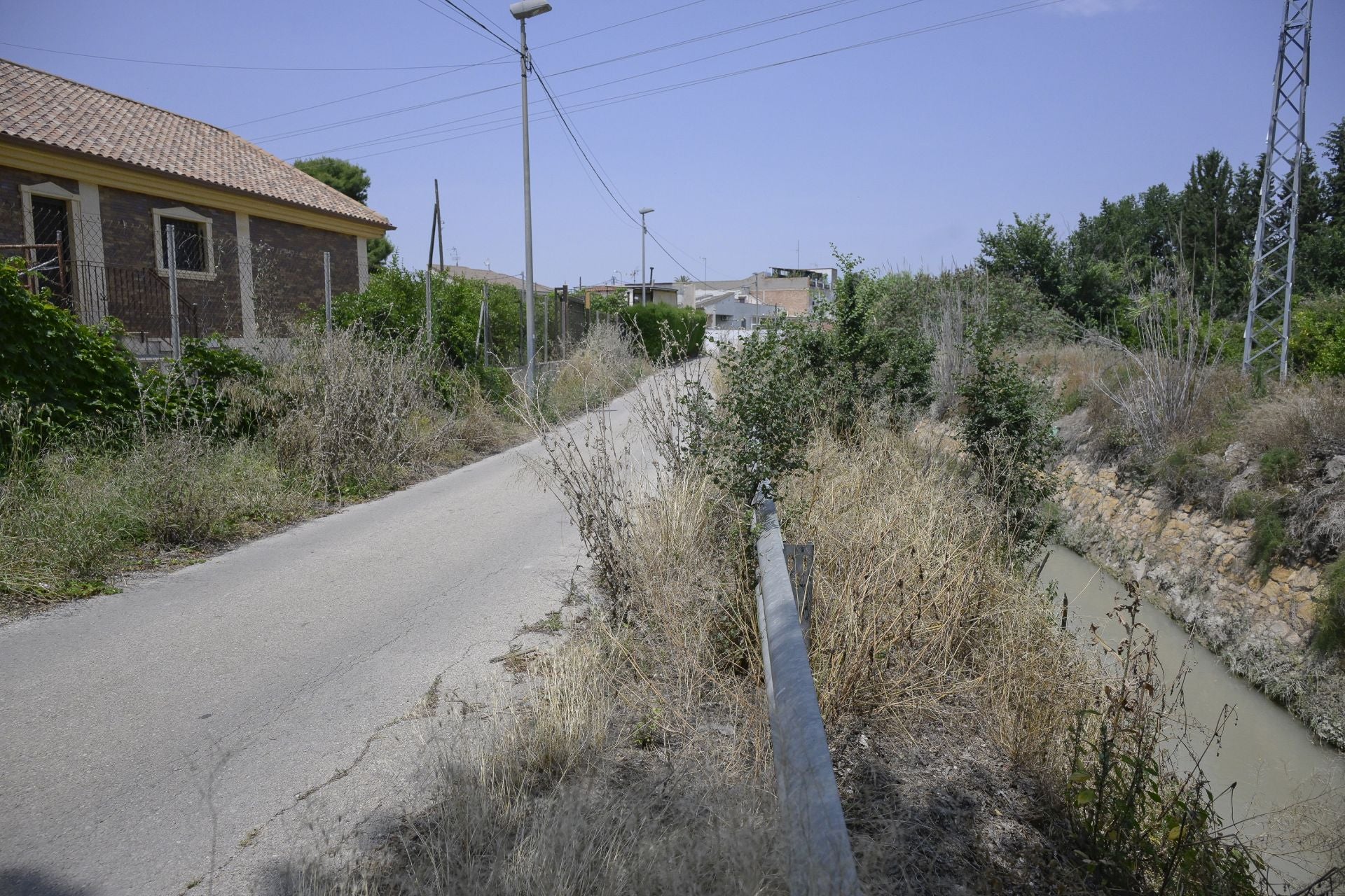 Desperfectos, falta de servicios y plagas en Aljucer, en imágenes