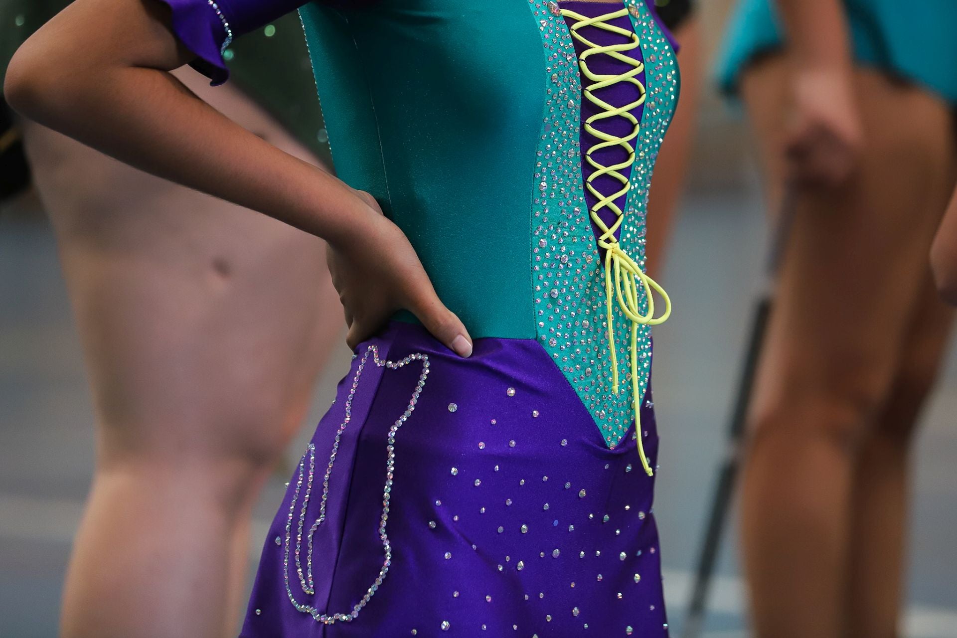 Las &#039;majorettes&#039; de Monteagudo, en imágenes