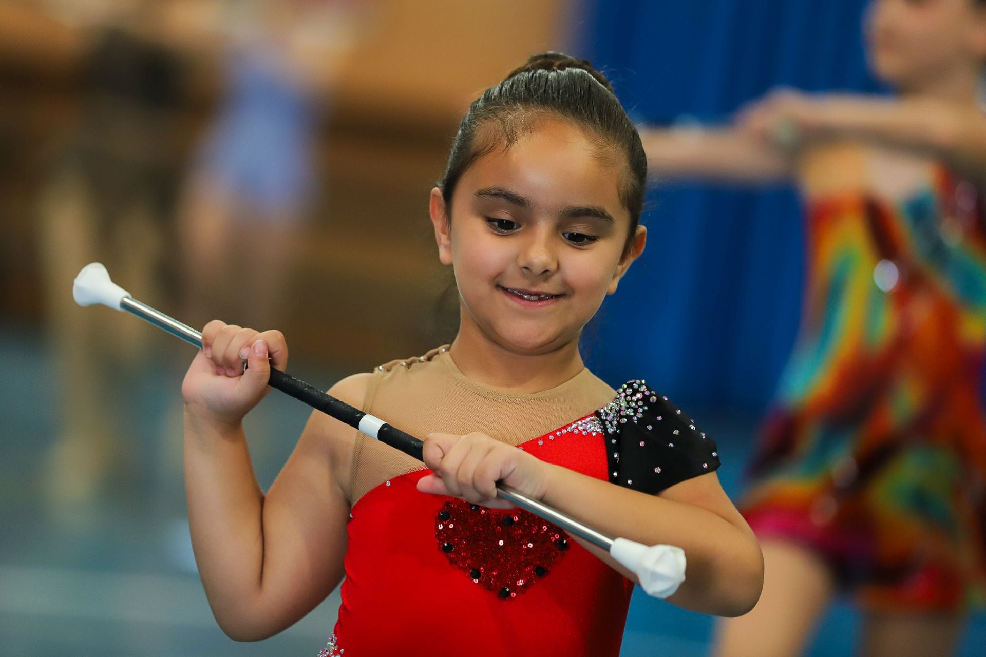Las &#039;majorettes&#039; de Monteagudo, en imágenes