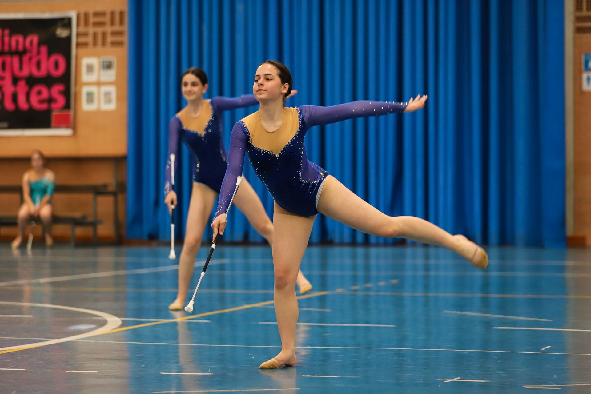 Las &#039;majorettes&#039; de Monteagudo, en imágenes
