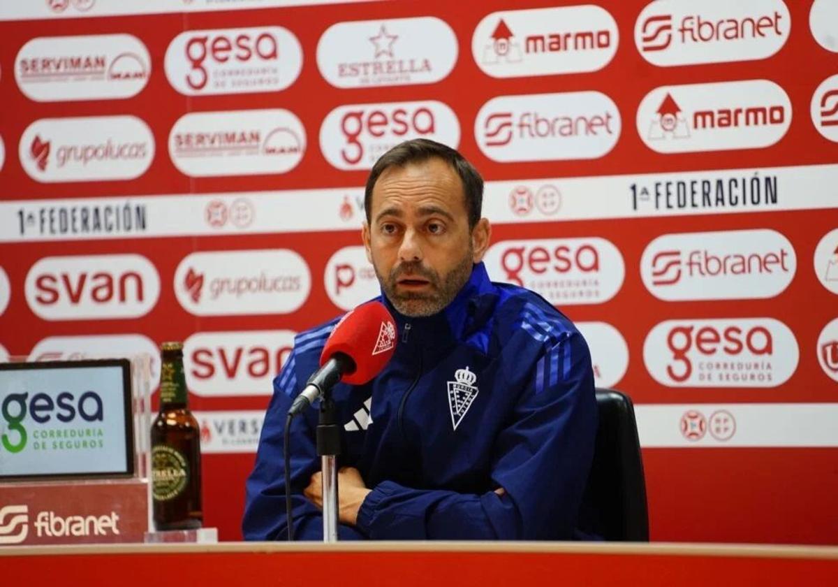 Fran Fernández, en rueda de prensa.