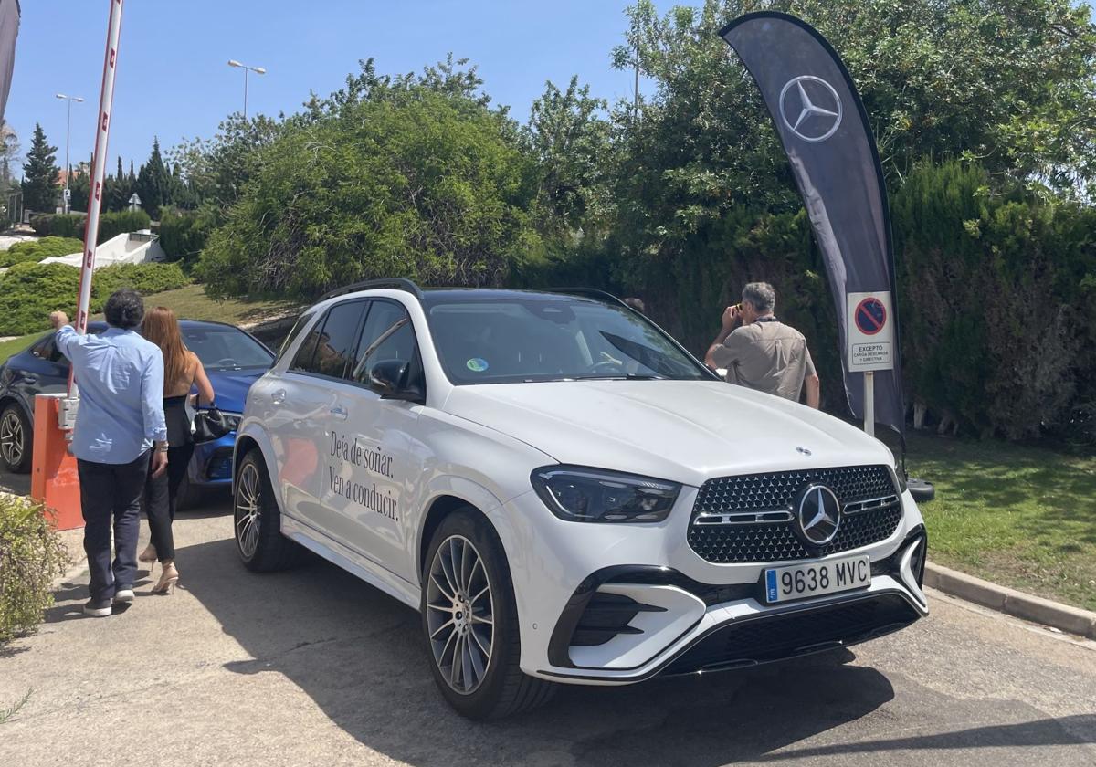 Selección de modelos de Mercedes-Benz para la prueba.