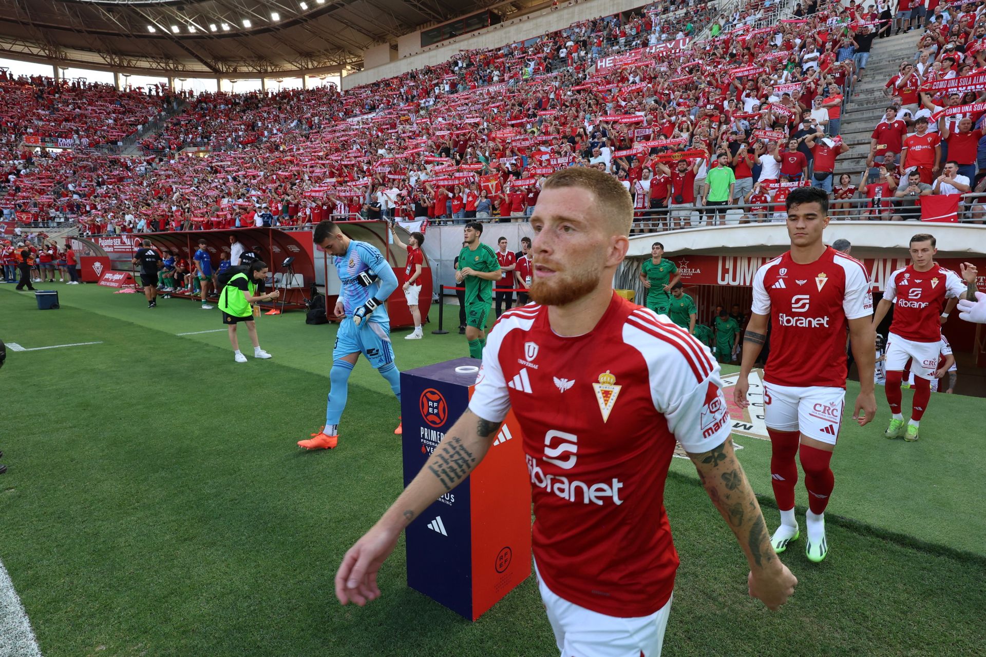 La derrota del Real Murcia frente al Nàstic, en imágenes