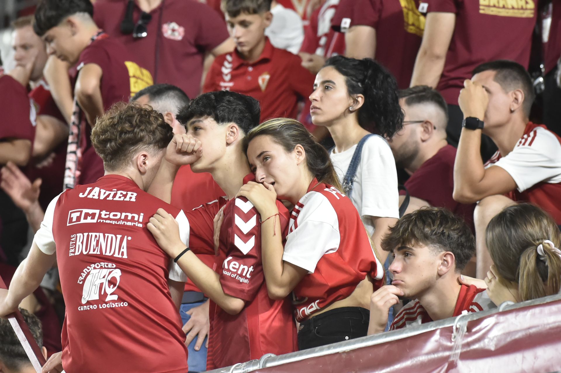 La derrota del Real Murcia frente al Nàstic, en imágenes