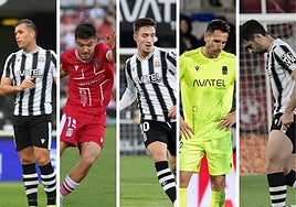 Alfredo Ortuño, Martín Aguirregabiria, Dani Escriche, Kiko Olivas y Andy Rodríguez.