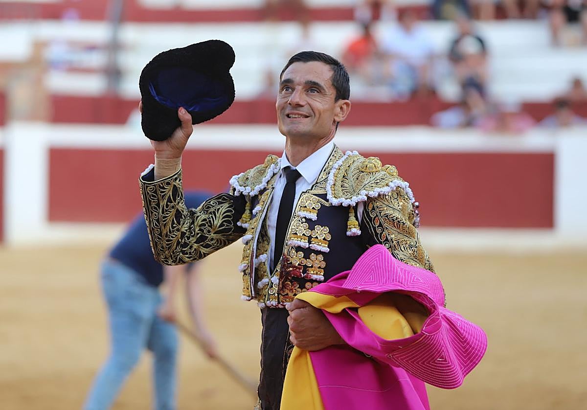 Ureña, este sábado, en la plaza de toros de Ondara.
