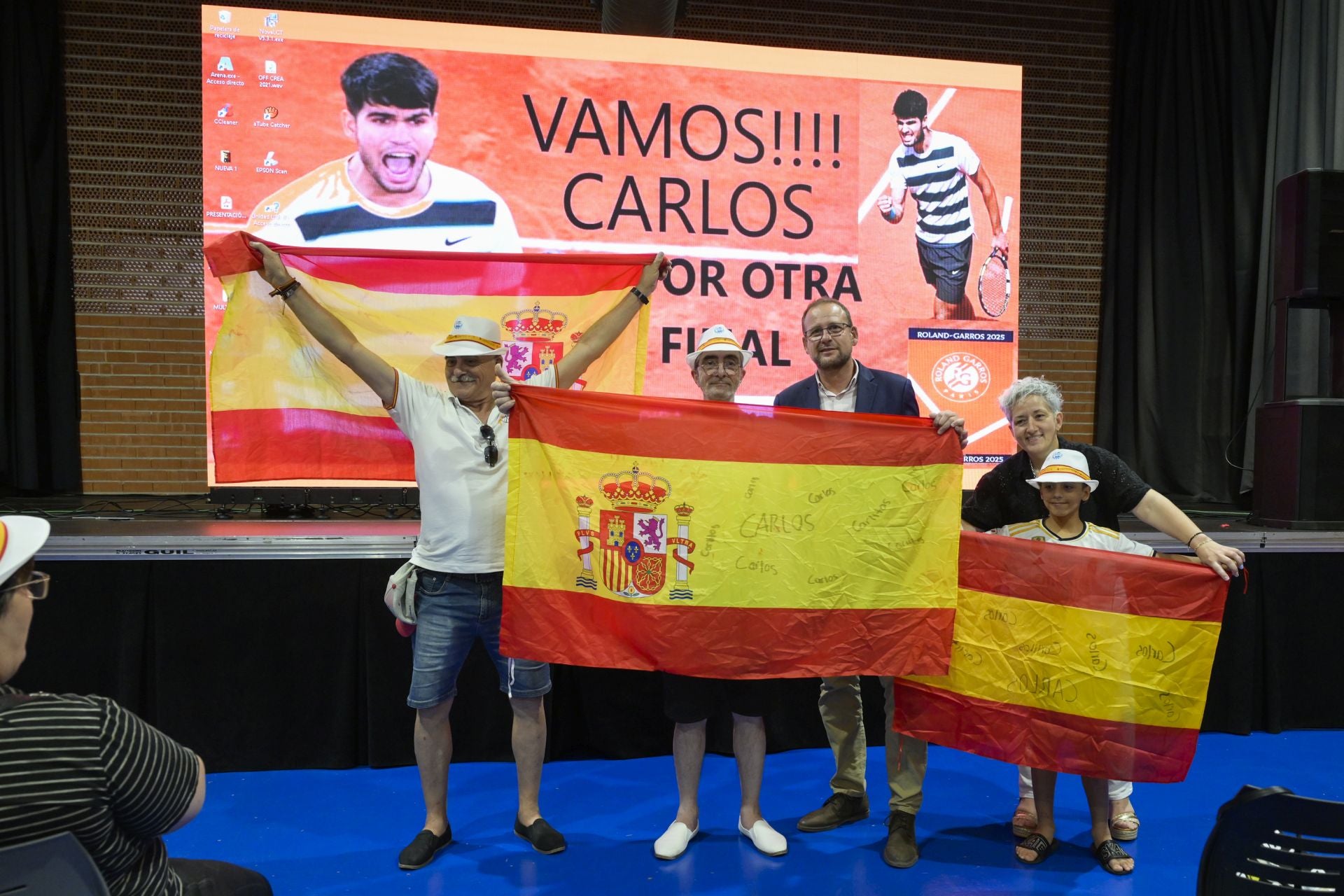 Así se siguió en El Palmar la final de Carlos Alcaraz en Roland Garros