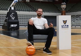 Nemanja Radovic, en su despedida, este miércoles en el Palacio de los Deportes.