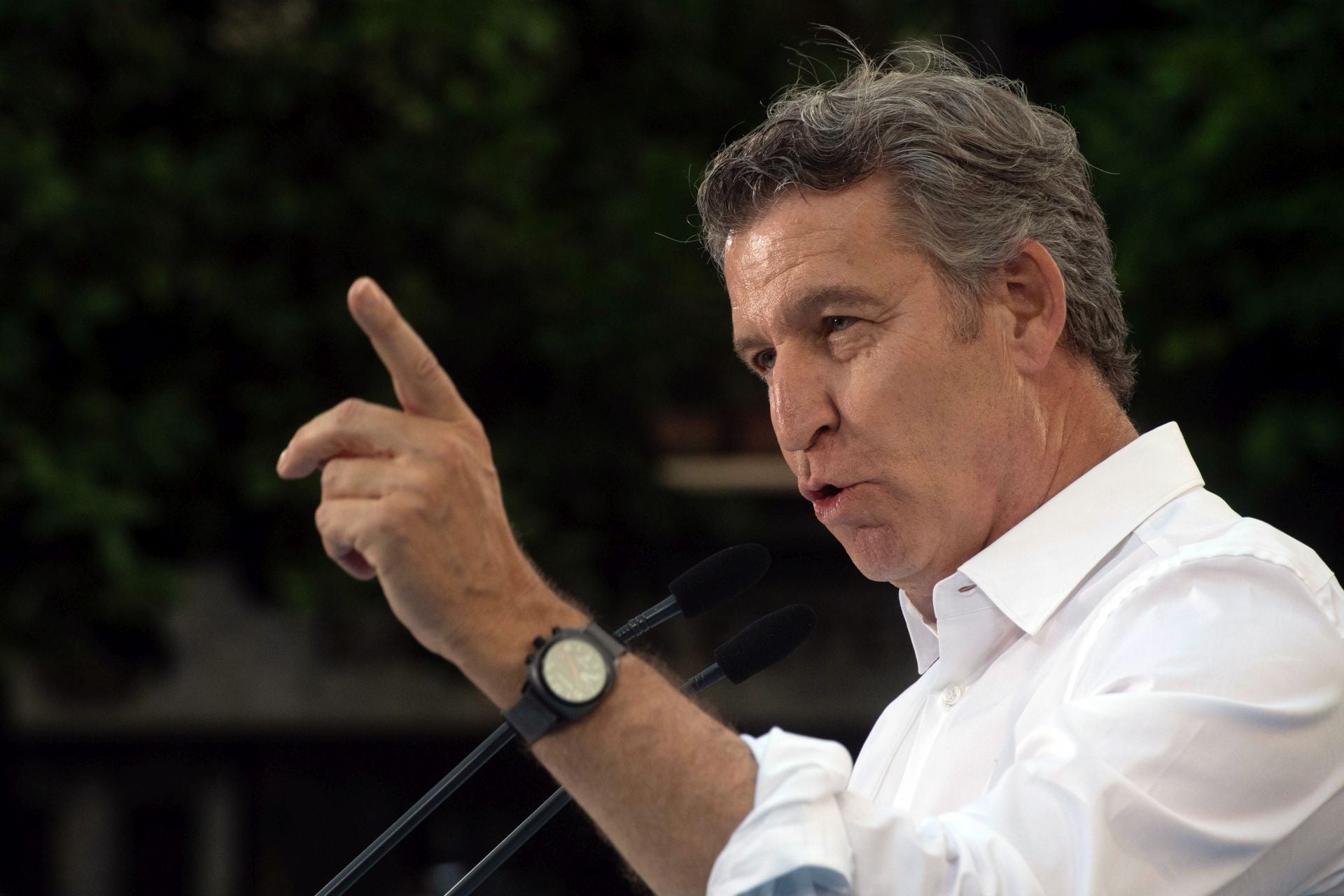 En imágenes, el acto de Feijóo a Murcia