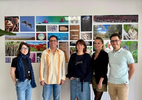 Alicia Martínez, Victoriano Mulero, Diana García, Sylwia D. Tyrkalska y Francisco Javier Martínez.