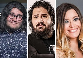 Detective Murciano, Jaime Caravaca y Raquel Sastre.