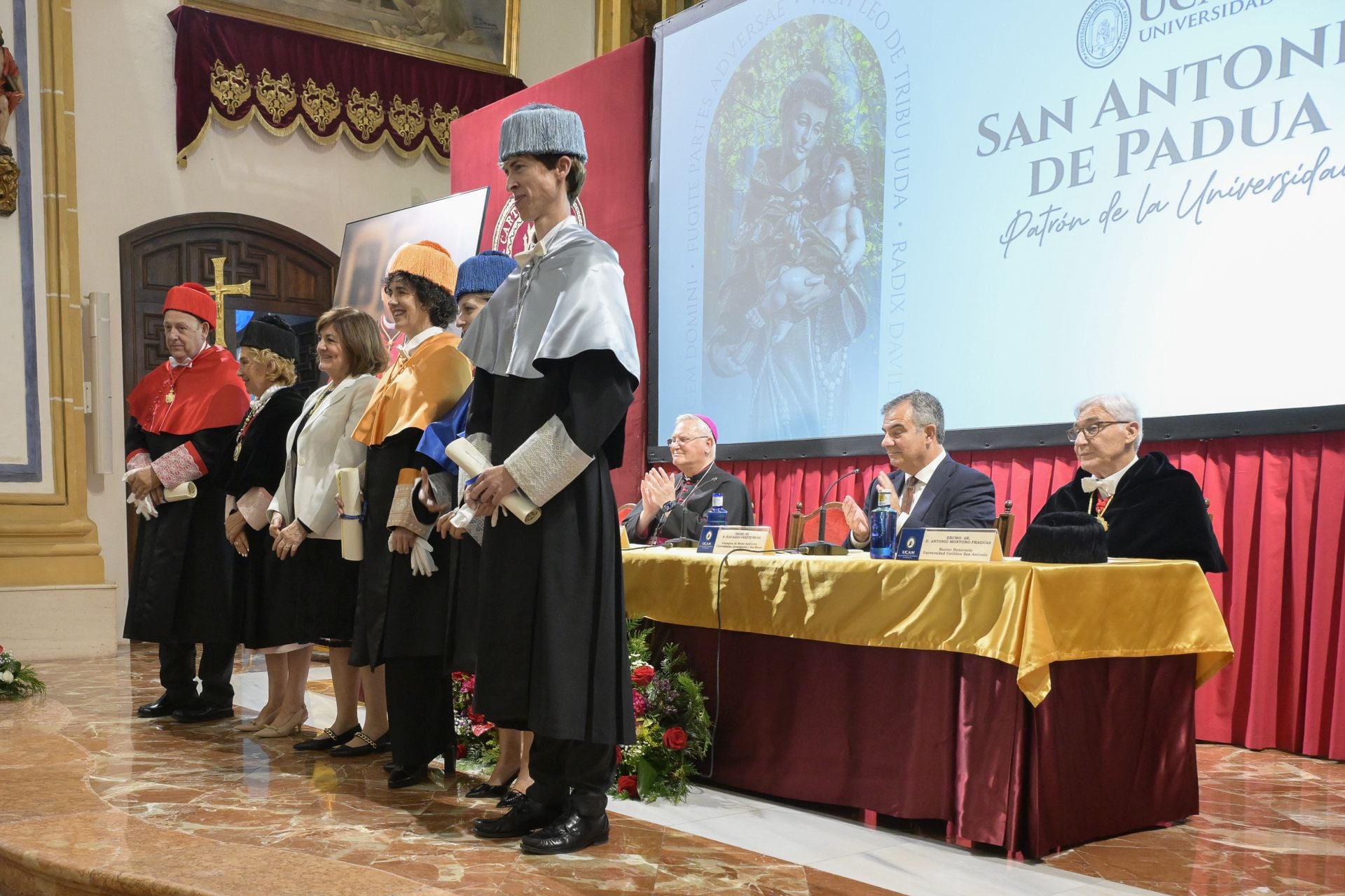 Los actos conmemorativos de San Antonio de Padua en la UCAM, en imágenes