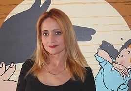 La artista Carmen Cantabella.