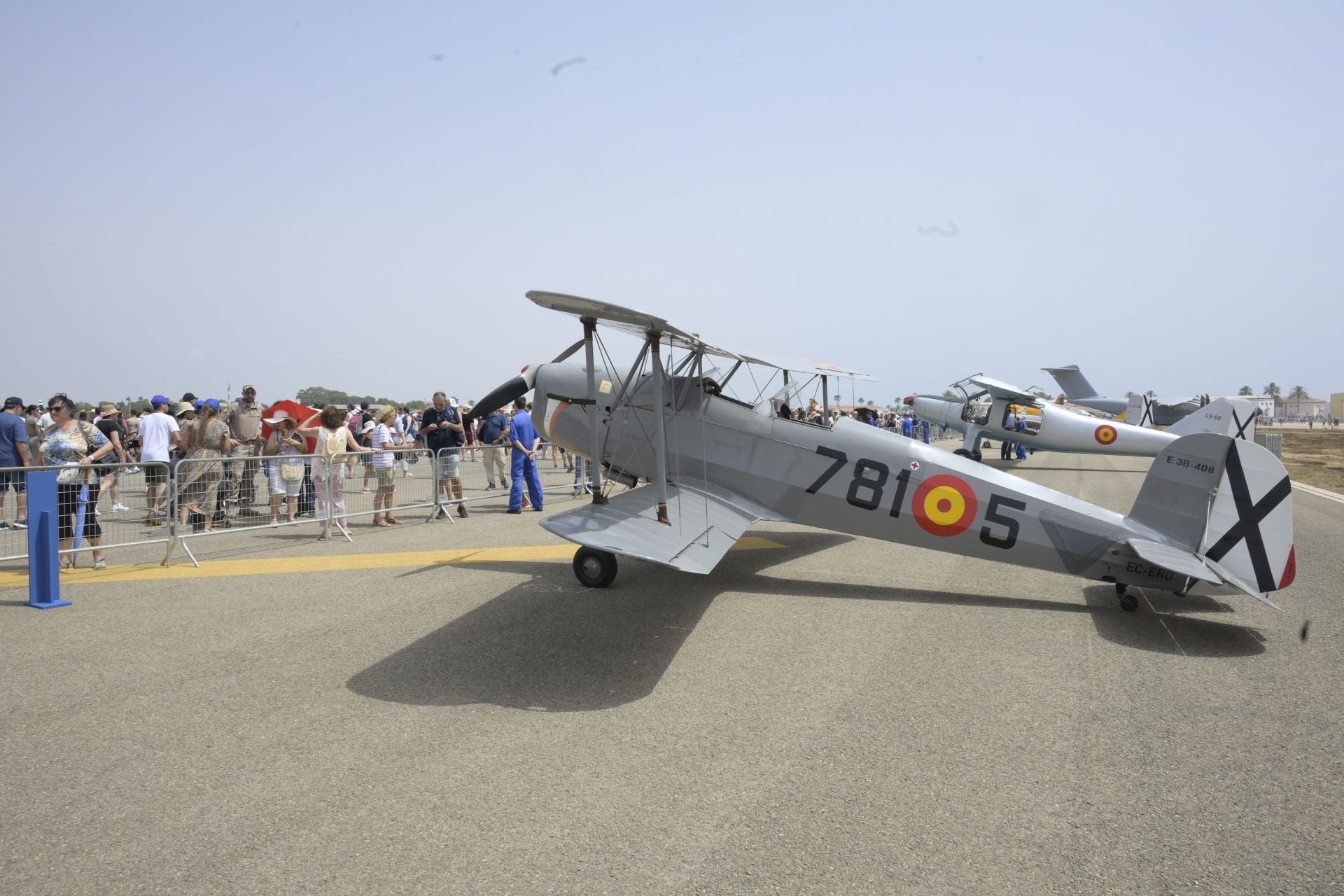 Las imágenes de la exhibición de aviones del festival Aire 25