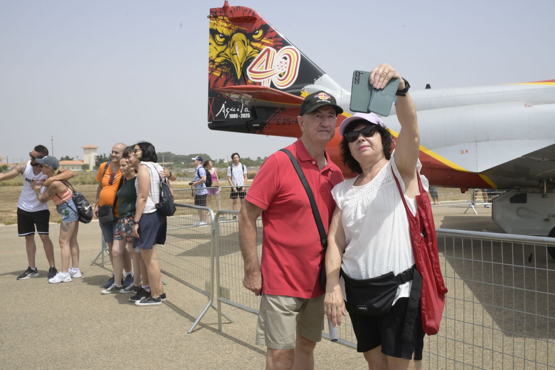 Las imágenes de la exhibición de aviones del festival Aire 25
