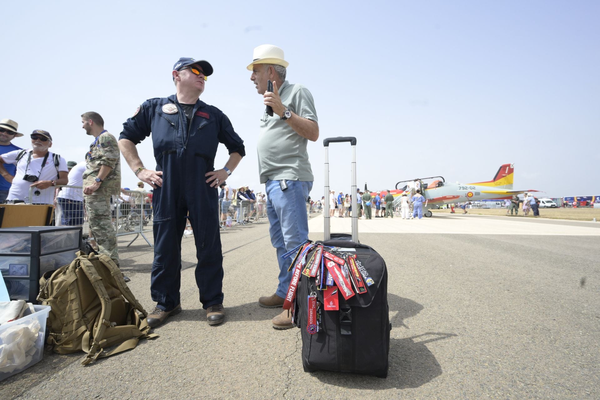 Las imágenes de la exhibición de aviones del festival Aire 25
