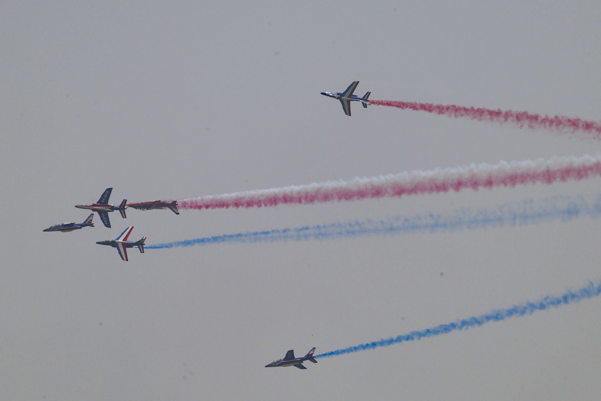 Las imágenes de la exhibición de aviones del festival Aire 25