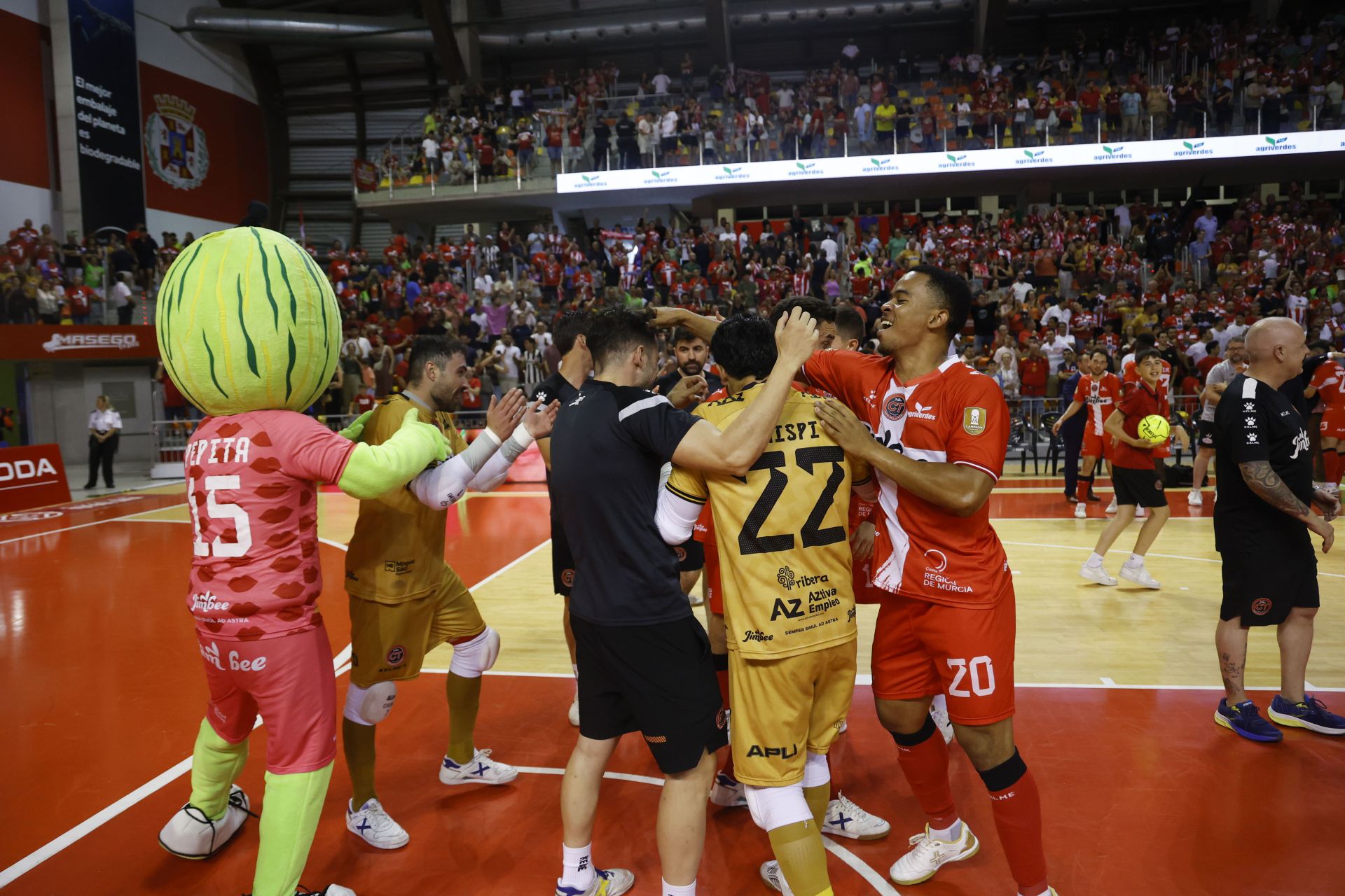 La victoria del Jimbee Cartagena ante ElPozo Murcia, en imágenes