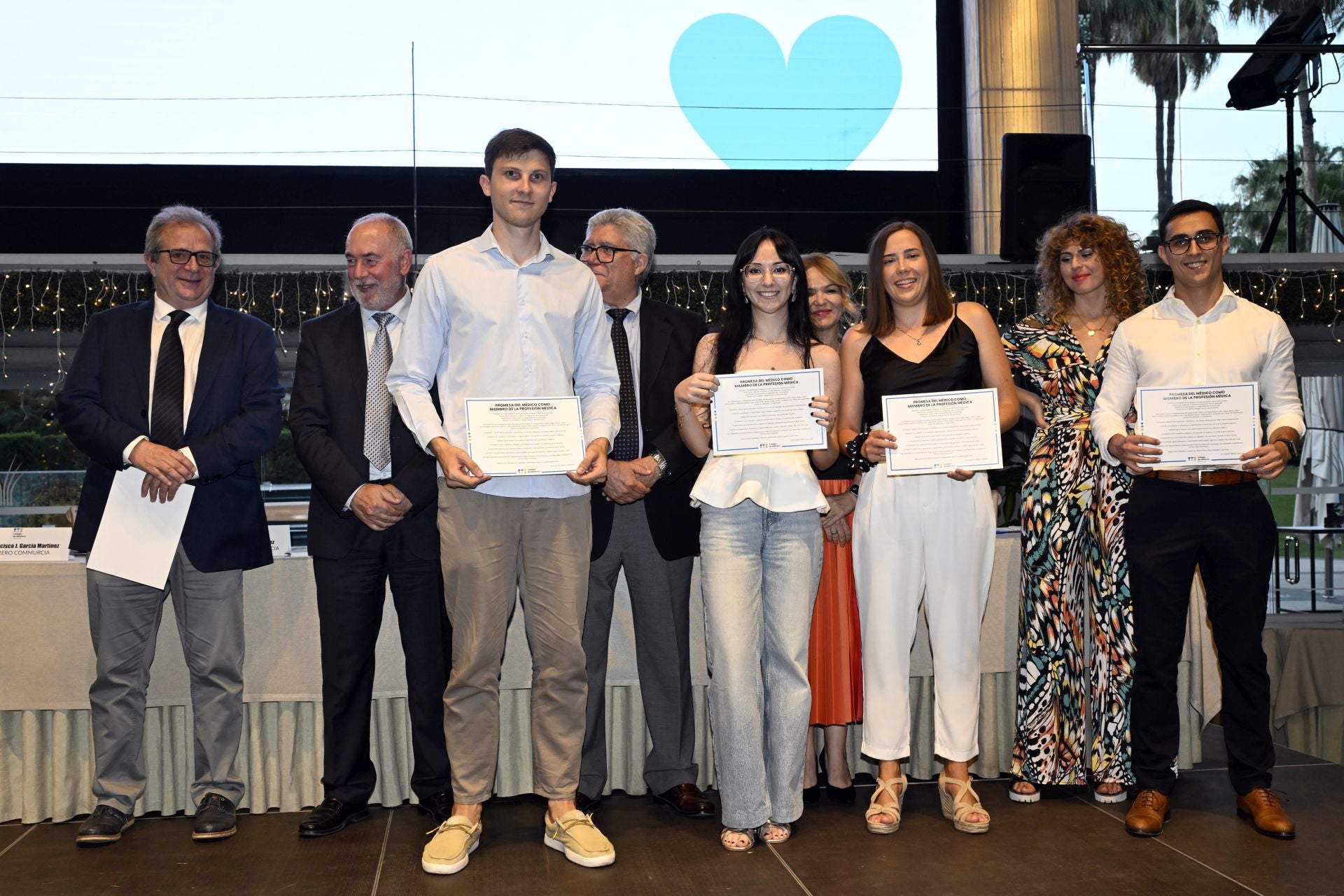 Acto de bienvenida para los nuevos miembros del Colegio de Médicos de la Región de Murcia, en imágenes
