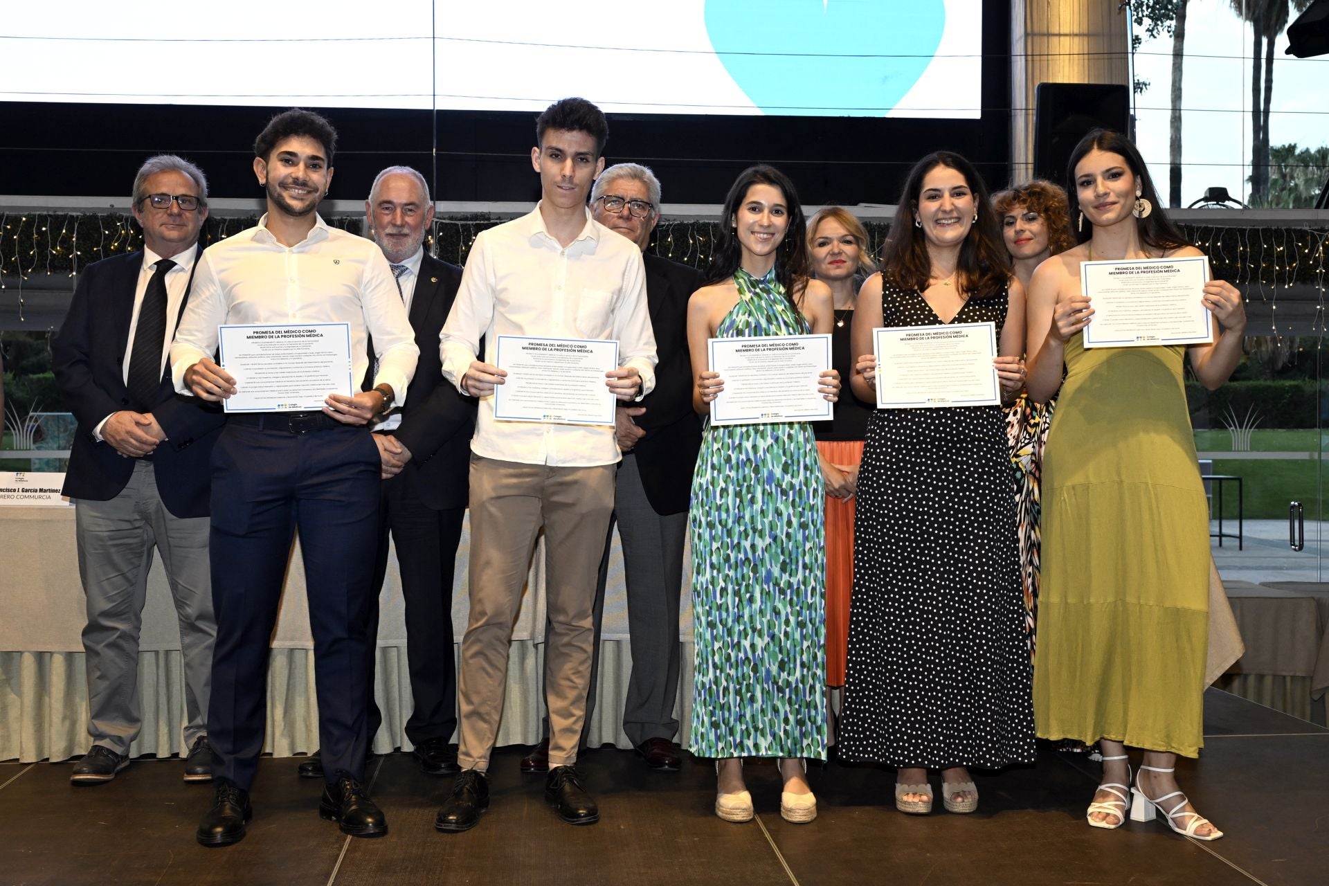Acto de bienvenida para los nuevos miembros del Colegio de Médicos de la Región de Murcia, en imágenes