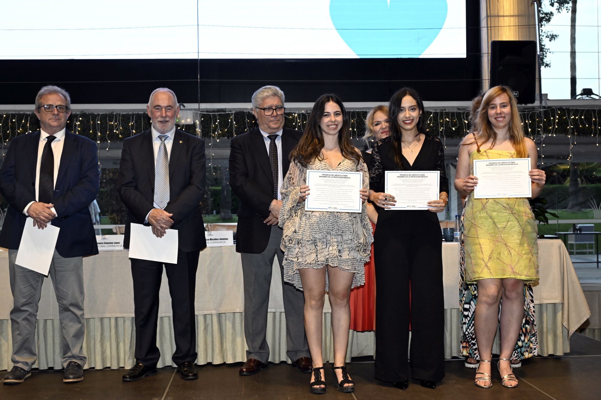 Acto de bienvenida para los nuevos miembros del Colegio de Médicos de la Región de Murcia, en imágenes