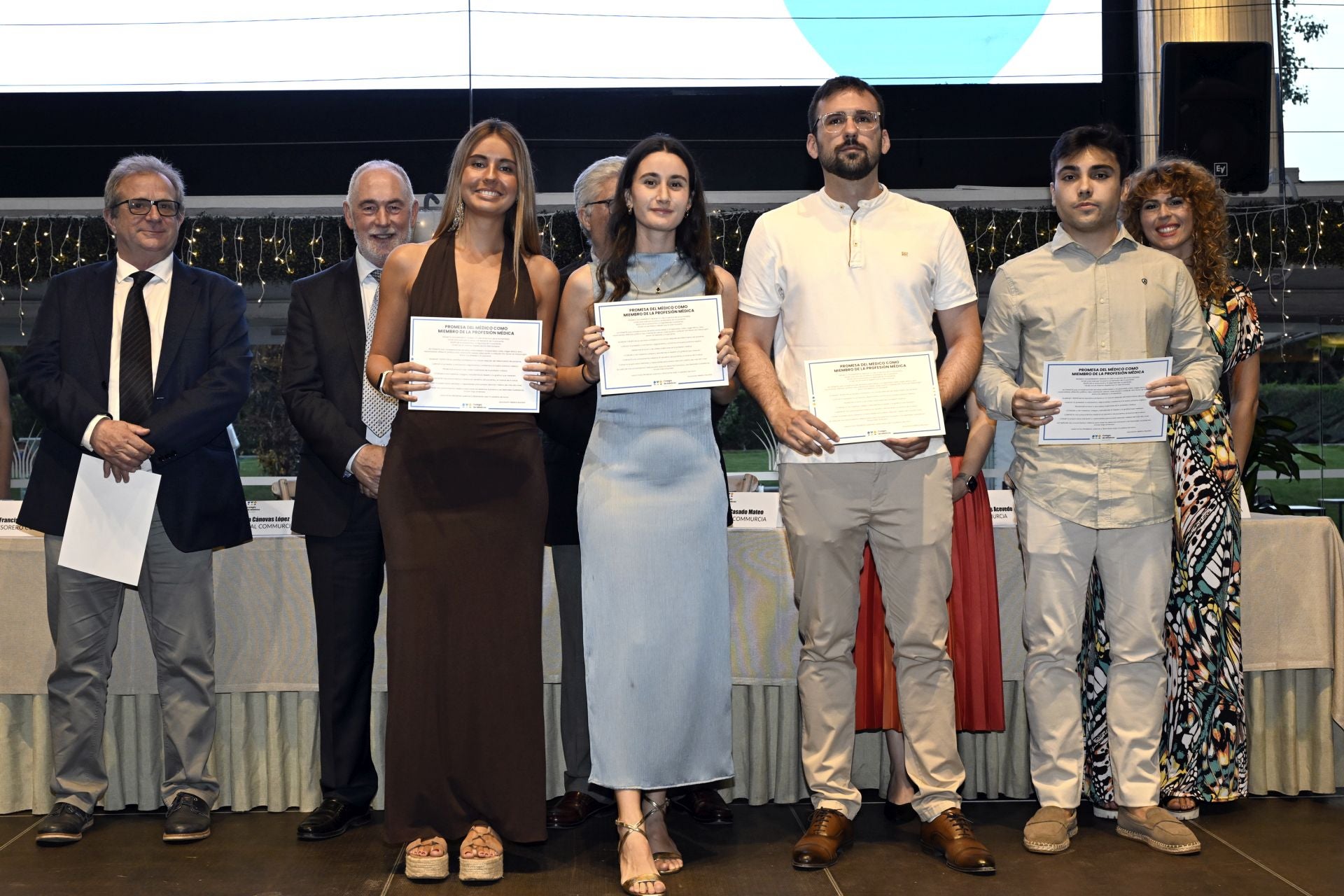 Acto de bienvenida para los nuevos miembros del Colegio de Médicos de la Región de Murcia, en imágenes