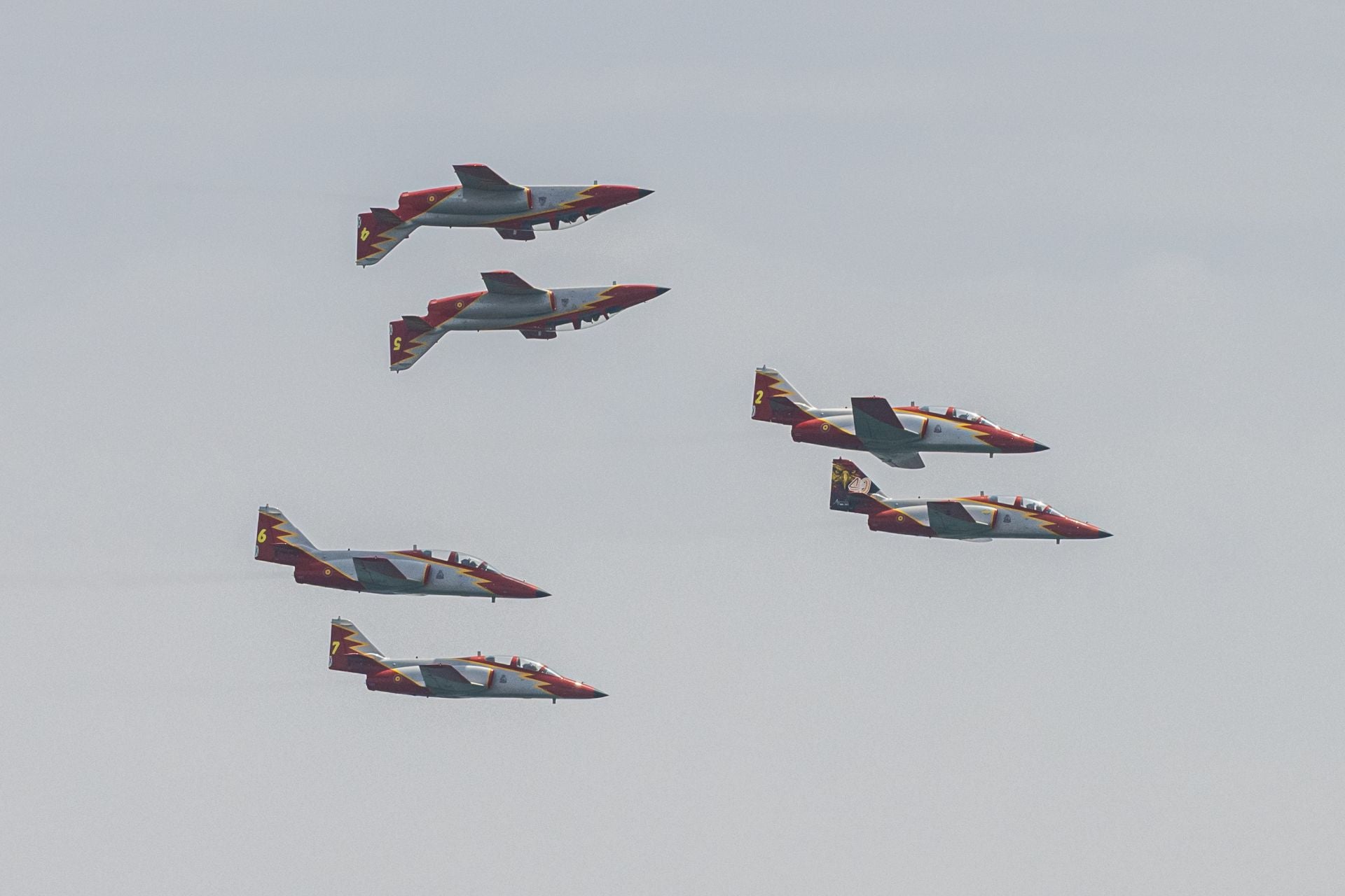 En imágenes, la exhibición aérea en el festival Aire 25 de San Javier