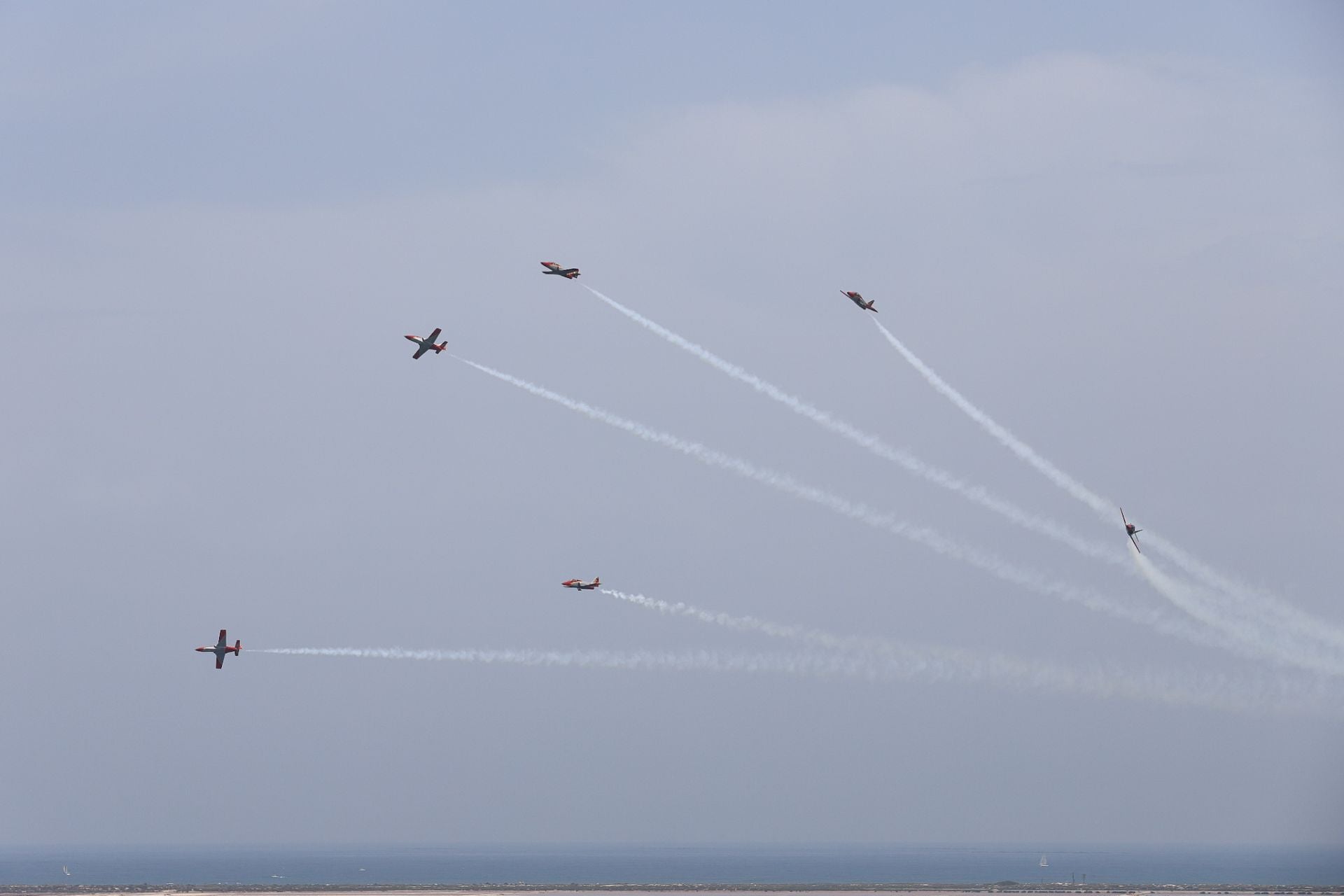 En imágenes, la exhibición aérea en el festival Aire 25 de San Javier