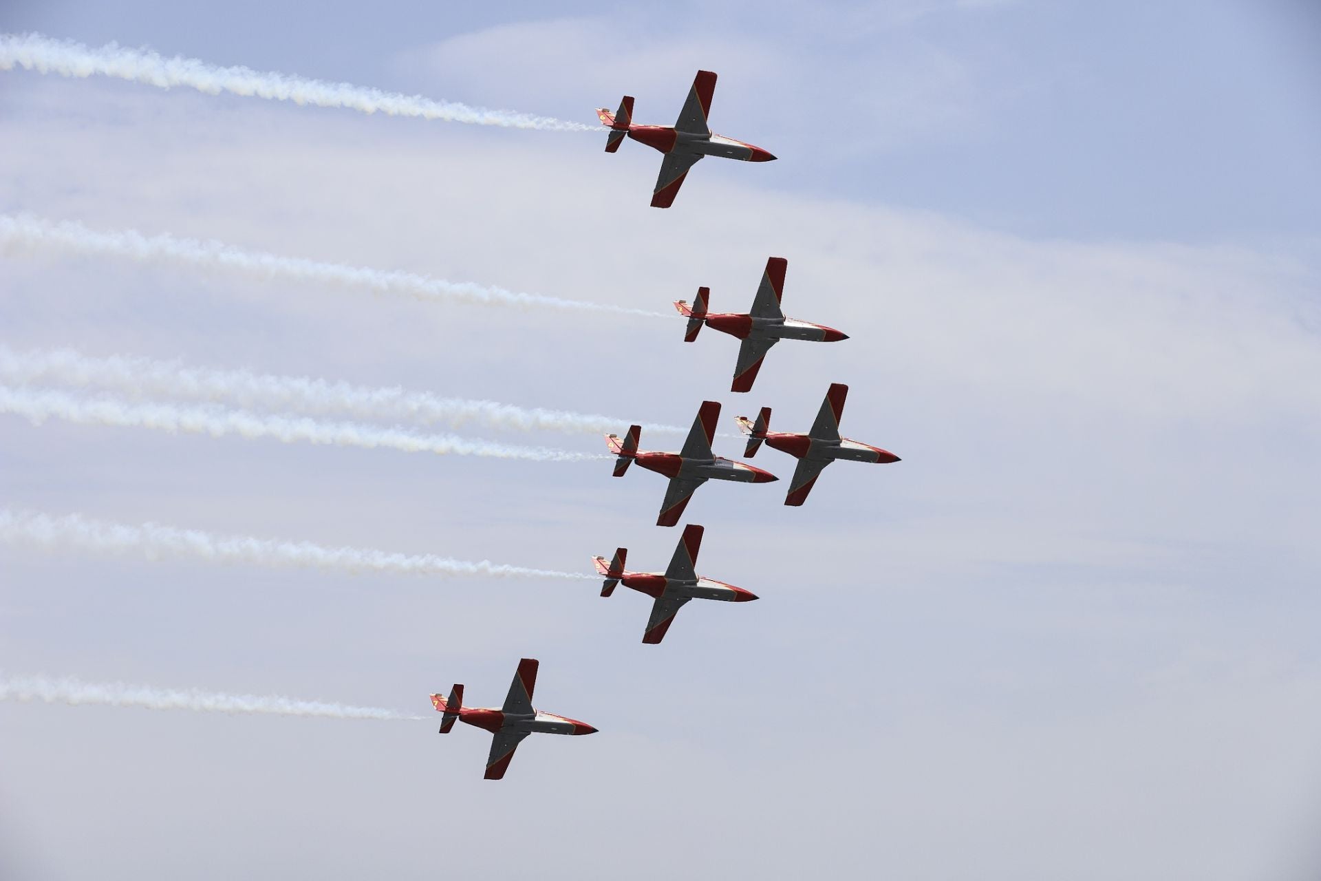 En imágenes, la exhibición aérea en el festival Aire 25 de San Javier