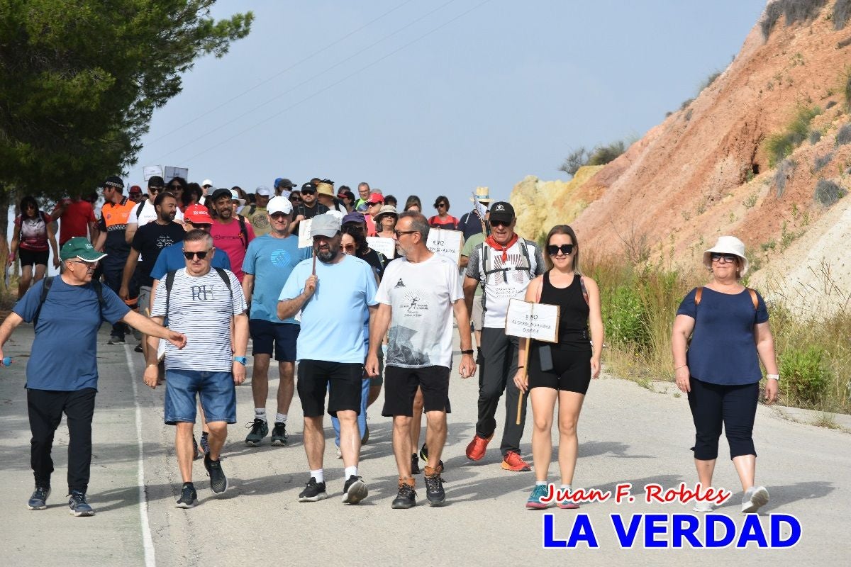 Imágenes de la marcha convocada por Plaza Nueva por la conexión ferroviaria con Albacete