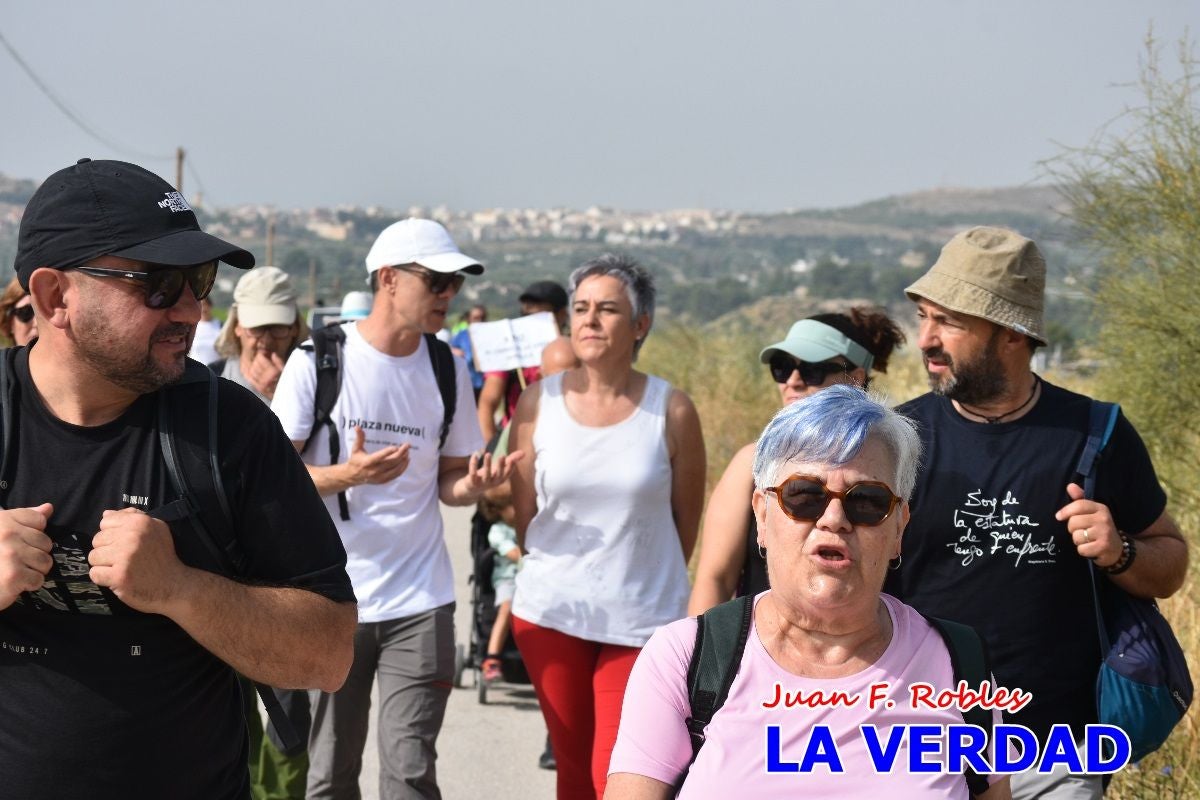 Imágenes de la marcha convocada por Plaza Nueva por la conexión ferroviaria con Albacete