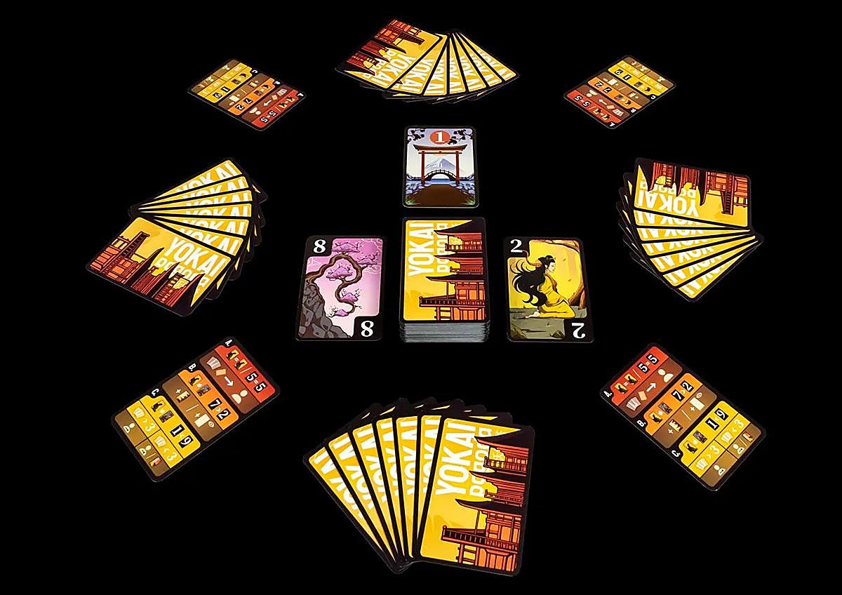 Imagen secundaria 1 - Yokai Pagoda, que ganó el Premio del Público en el Festival Internacional de Juegos de Mesa de Córdoba en 2024. Solo en España, la editorial Pif Games ha vendido 17.000 unidades de este juego. 