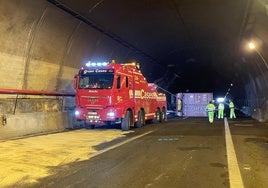 Trabajos en el túnel de la AP-7 en el Pilar de la Horadada, en una imagen de archivo.