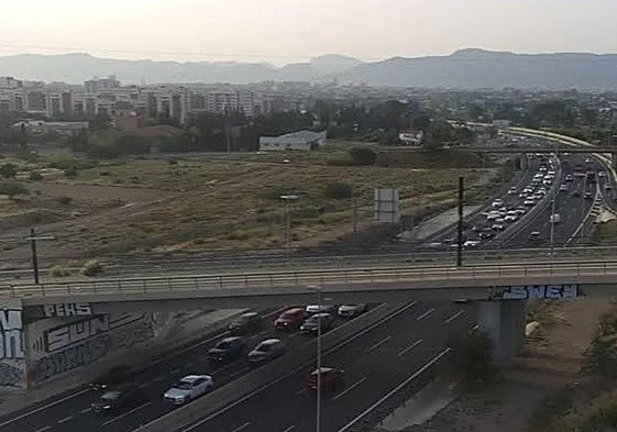 La autovía A-30, este lunes.