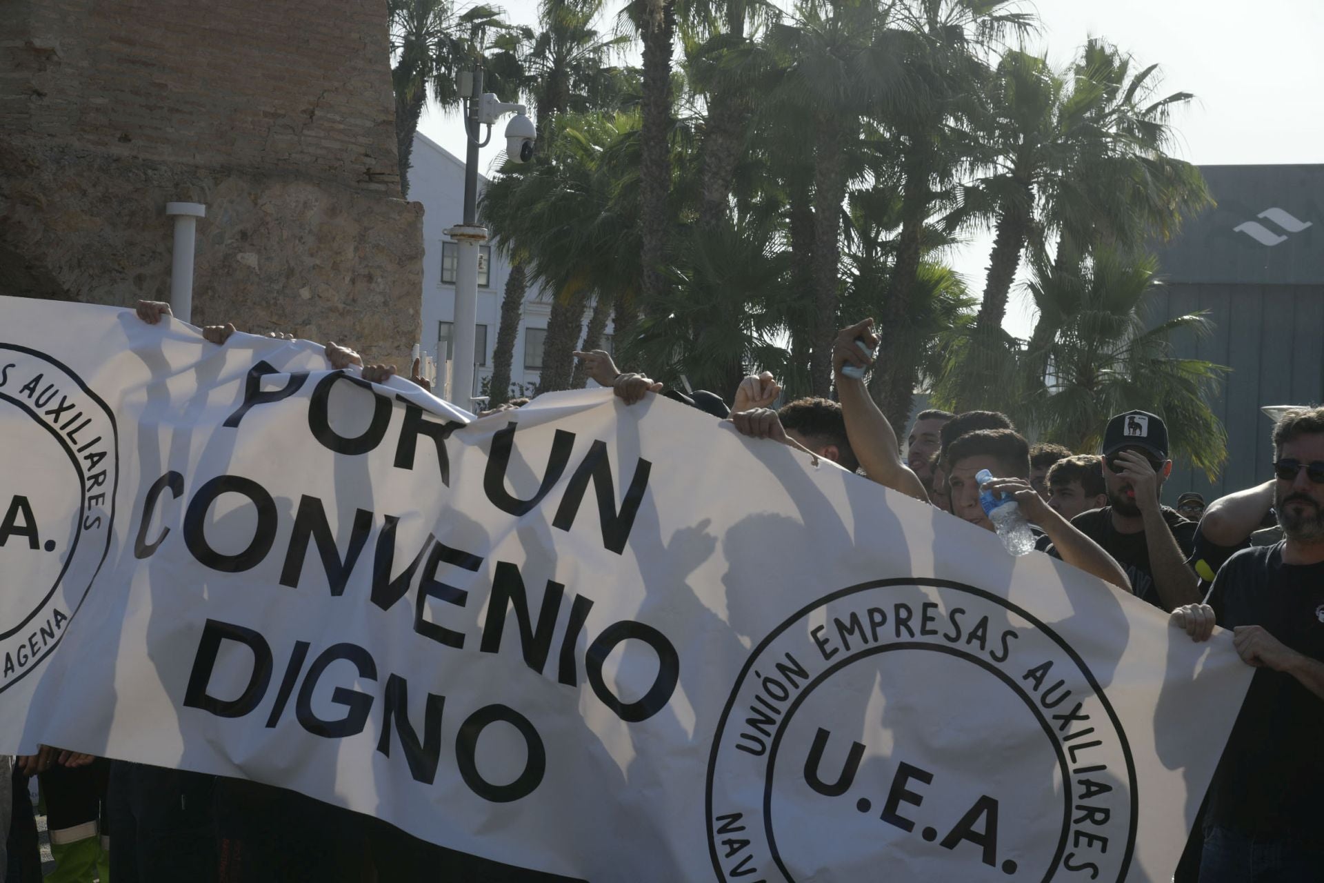 En imágenes, la huelga de los trabajadores de Navantia en Cartagena
